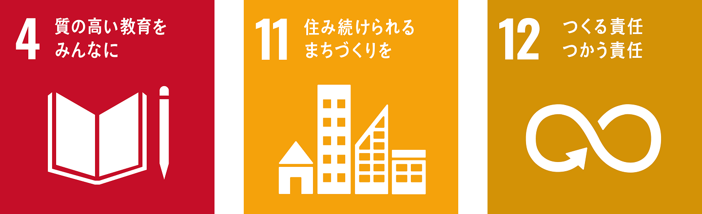 SDGs ゴール4・11・12