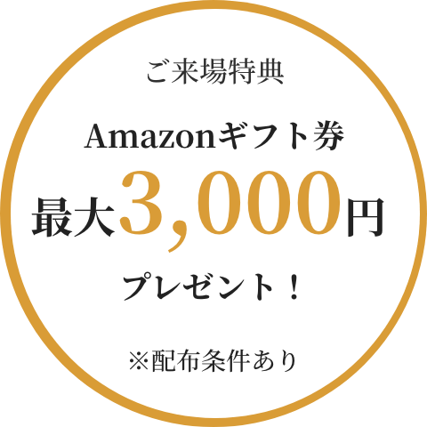 3000円プレゼント