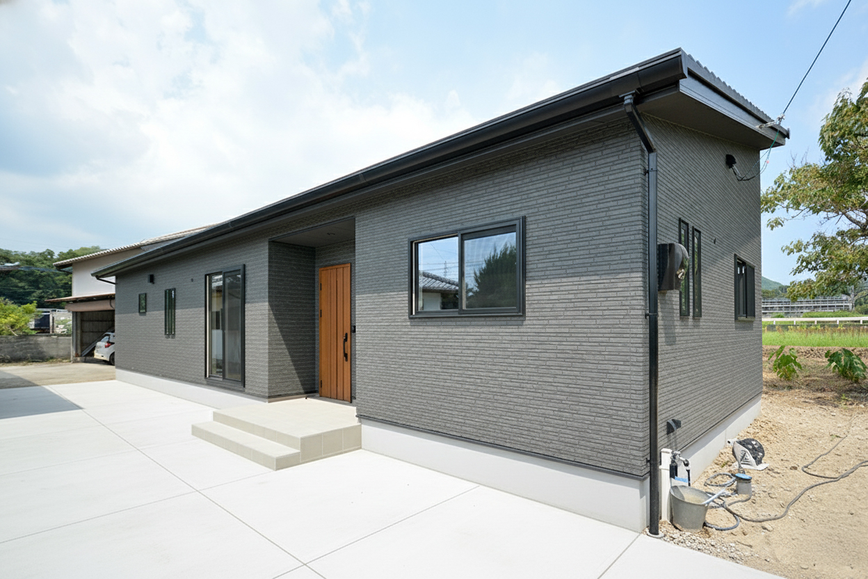 温かみのあるすっきりとした印象の家を目指しました。