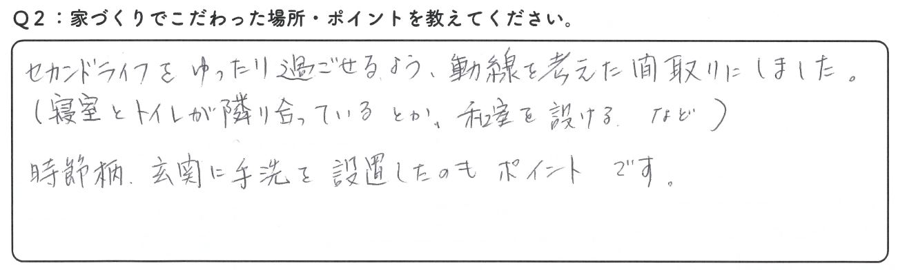 [平屋専門店」という名前も託そうと思ったきっかけです。